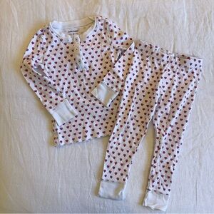 Roller Rabbit Pink Heart Print Kids Pajamas